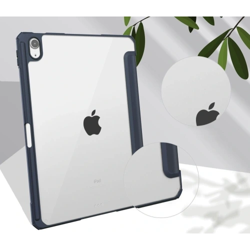 Etui Bizon Case Tab Clear Matt do Apple iPad Air 6 / Air 5 / Air 4 / iPad Pro 11 2018 granatowe