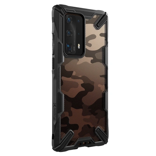 Etui Ringke Fusion-X Huawei P40 Pro Camo (Moro) Black