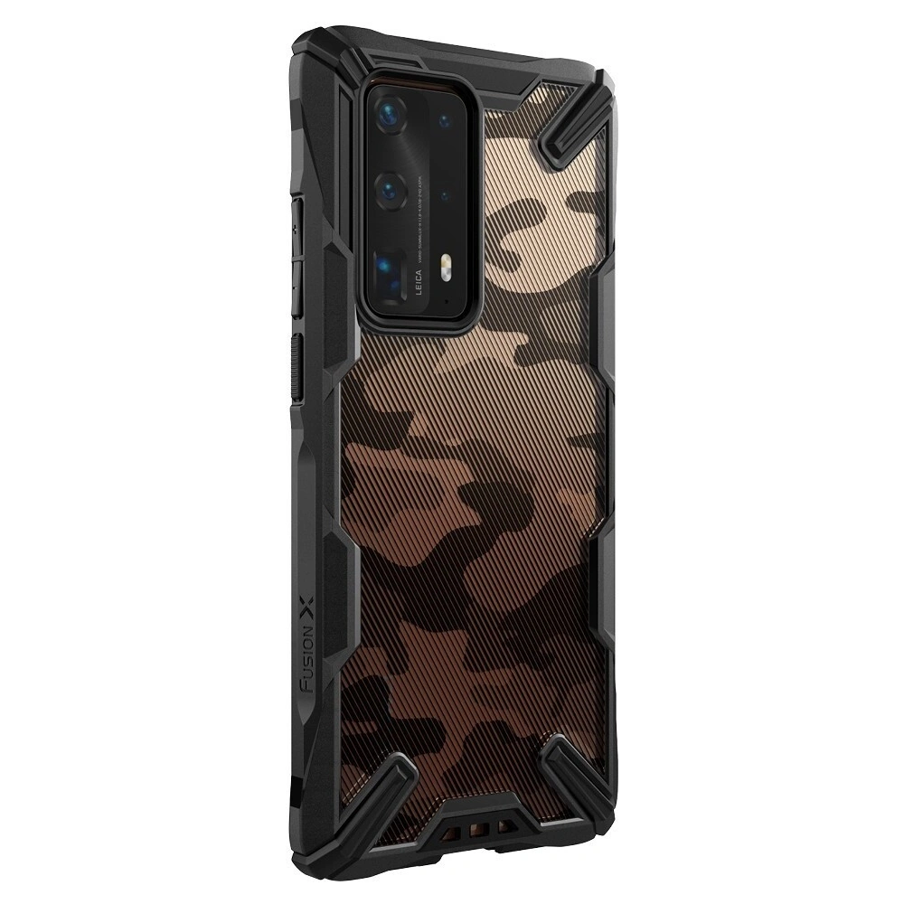 Hurtownia GSM - Etui Ringke Fusion-X Huawei P40 Pro Camo (Moro) Black - RGK1147MOB - {ean13} - Hurt