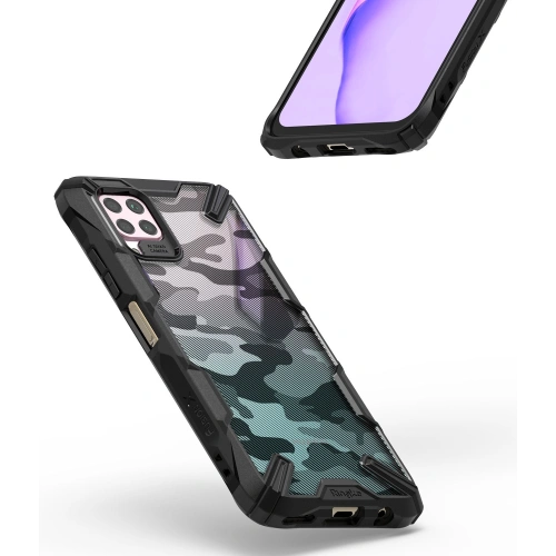Etui Ringke Fusion-X Huawei P40 Pro Camo (Moro) Black