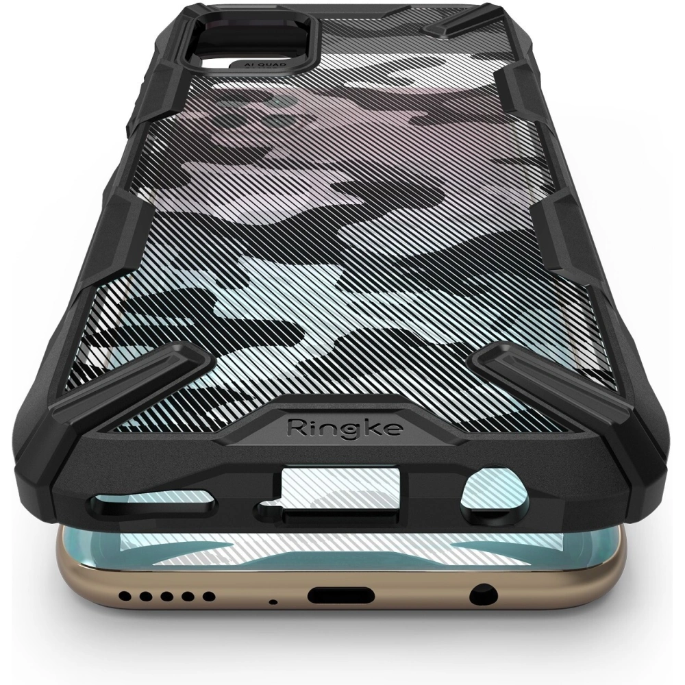Hurtownia GSM - Etui Ringke Fusion-X Huawei P40 Pro Camo (Moro) Black - RGK1147MOB - {ean13} - Hurt