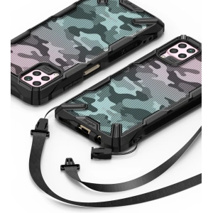 Hurtownia GSM - Etui Ringke Fusion-X Huawei P40 Pro Camo (Moro) Black - RGK1147MOB - {ean13} - Hurt
