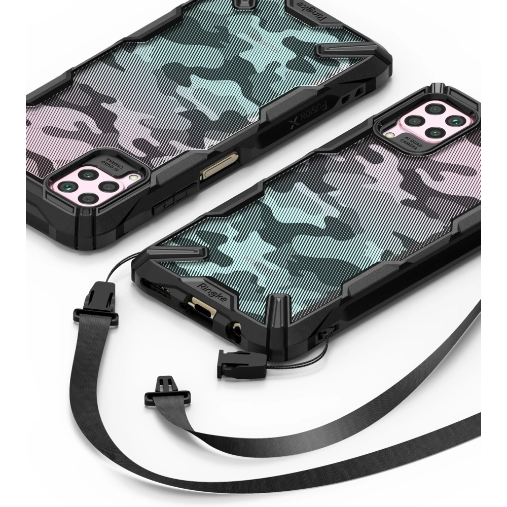 Hurtownia GSM - Etui Ringke Fusion-X Huawei P40 Pro Camo (Moro) Black - RGK1147MOB - {ean13} - Hurt