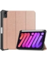 Bizon Case Tab Lizard Apple iPad Mini (A17 Pro) 2024 / iPad Mini 6 2021 rose gold