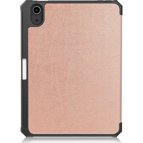 Etui Bizon Case Tab Lizard do Apple iPad Mini (A17 Pro) 2024 / iPad Mini 6 2021 różowozłote