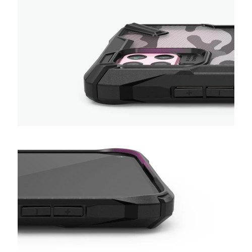 Etui Ringke Fusion-X Huawei P40 Pro Camo (Moro) Black