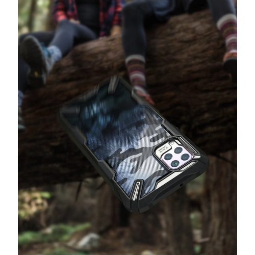 Etui Ringke Fusion-X Huawei P40 Pro Camo (Moro) Black