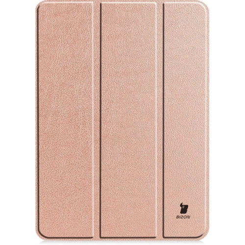 Etui Bizon Case Tab Croc do Apple iPad Pro 11 2022/2021/2020/2018 różowozłote