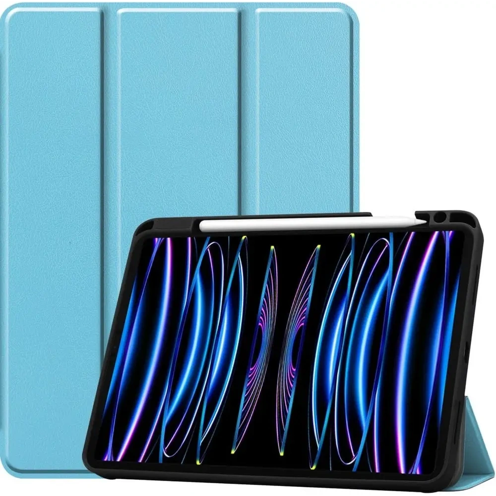 Hurtownia GSM - Etui Bizon Case Tab Lizard do Apple iPad Pro 11 2022/2021/2020/2018 błękitne - BIZ66 - {ean13} - Hurt