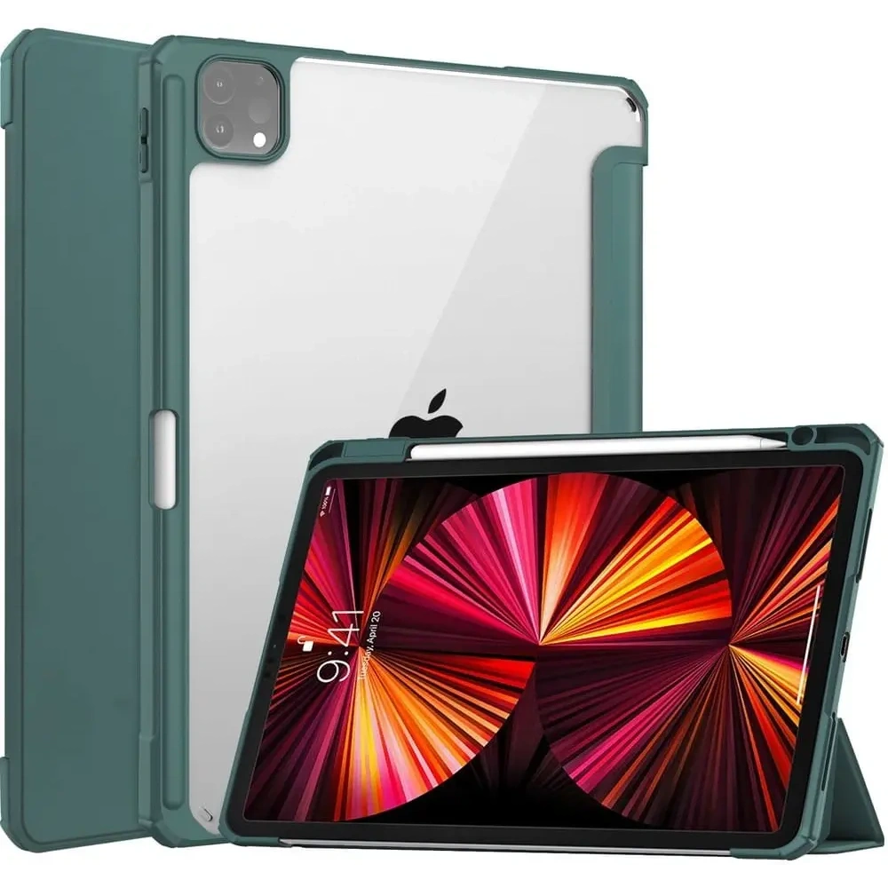 Hurtownia GSM - Etui Bizon Case Tab Clear Matt do Apple iPad Pro 11 2022/2021/2020/2018 ciemnozielone - BIZ69 - {ean13} - Hurt
