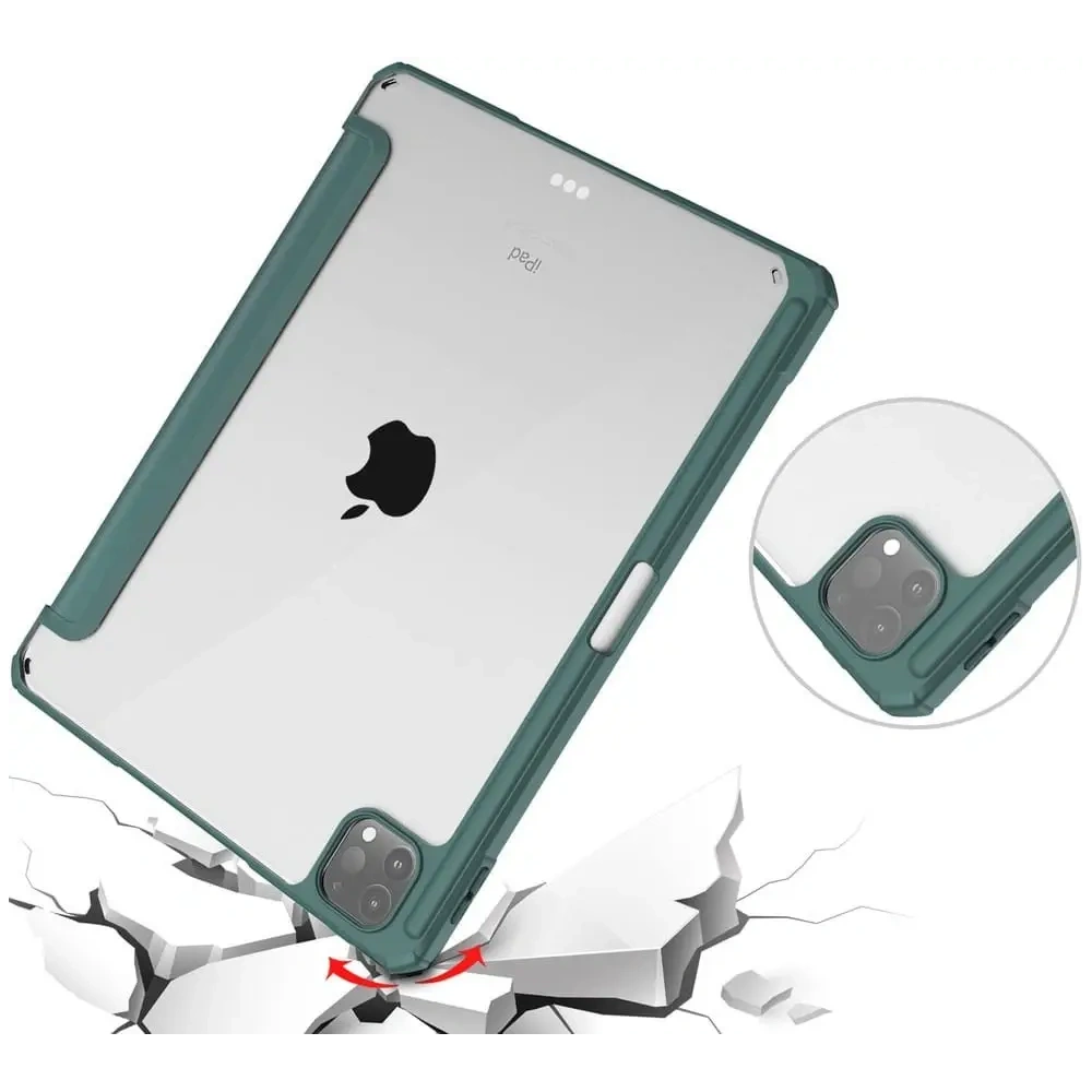 Hurtownia GSM - Etui Bizon Case Tab Clear Matt do Apple iPad Pro 11 2022/2021/2020/2018 ciemnozielone - BIZ69 - {ean13} - Hurt
