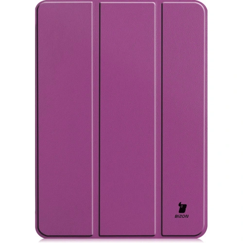 Etui Bizon Case Tab Croc do Apple iPad Pro 11 2022/2021/2020/2018 ciemnofioletowe