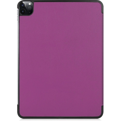 Etui Bizon Case Tab Croc do Apple iPad Pro 11 2022/2021/2020/2018 ciemnofioletowe