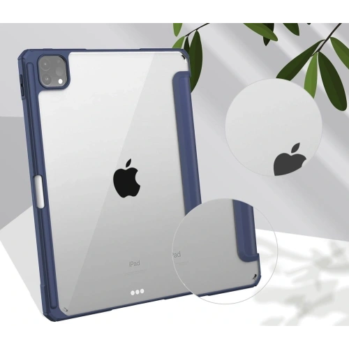 Etui Bizon Case Tab Clear Matt do Apple iPad Pro 11 2022/2021/2020/2018 granatowe