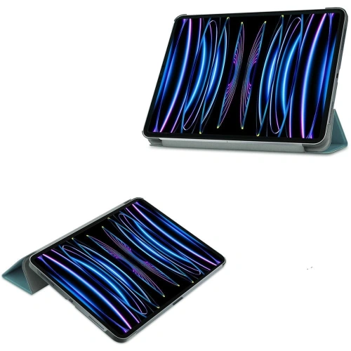 Etui Bizon Case Tab Croc do Apple iPad Pro 11 2022/2021/2020/2018 ciemnozielone
