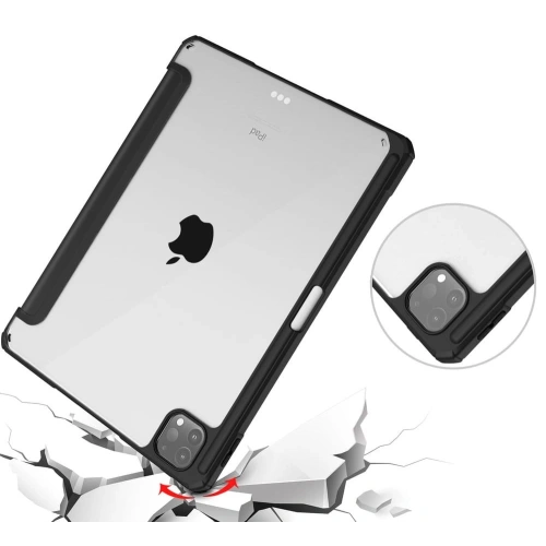 Etui Bizon Case Tab Clear Matt do Apple iPad Pro 11 2022/2021/2020/2018 czarne