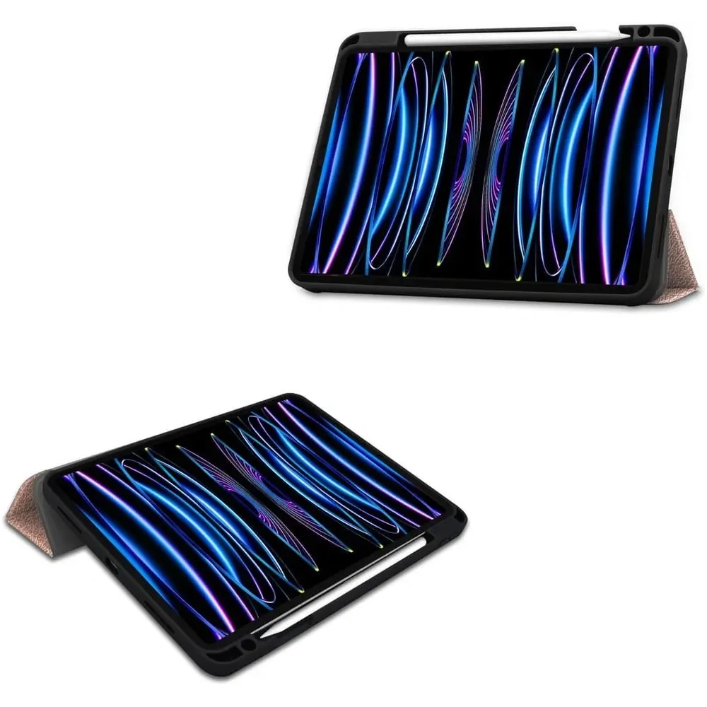 Hurtownia GSM - Bizon Case Tab Lizard Apple iPad Pro 11 2022/2021/2020/2018 rózsaarany - BIZ76 - {ean13} - Hurt