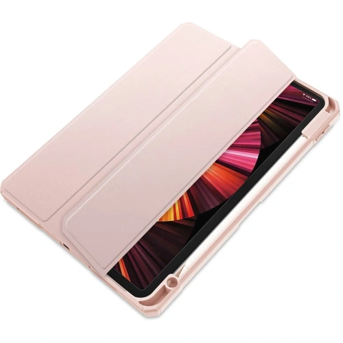 Etui Bizon Case Tab Clear Matt do Apple iPad Pro 11 2022/2021/2020/2018 różowozłote