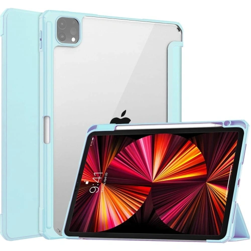 Etui Bizon Case Tab Clear Matt do Apple iPad Pro 11 2022/2021/2020/2018 błękitne