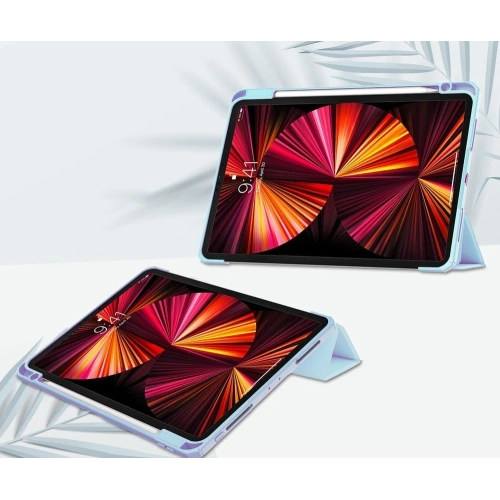 Etui Bizon Case Tab Clear Matt do Apple iPad Pro 11 2022/2021/2020/2018 błękitne