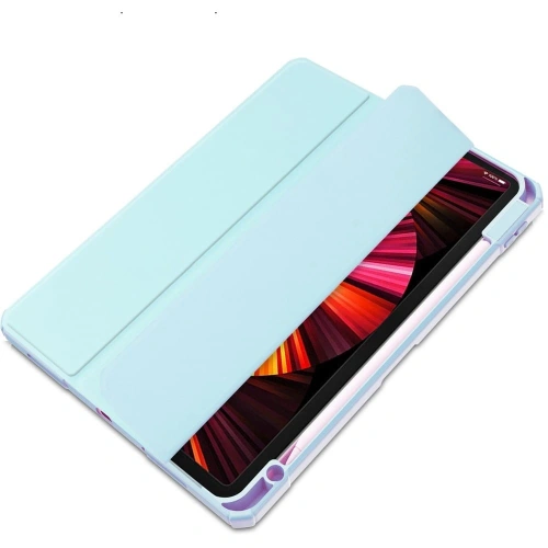Etui Bizon Case Tab Clear Matt do Apple iPad Pro 11 2022/2021/2020/2018 błękitne