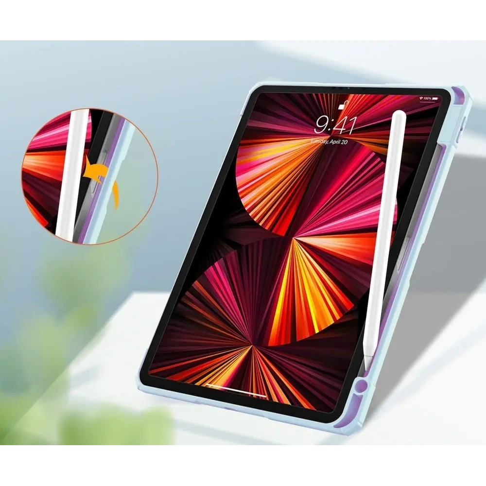 Hurtownia GSM - Etui Bizon Case Tab Clear Matt do Apple iPad Pro 11 2022/2021/2020/2018 błękitne - BIZ78 - {ean13} - Hurt