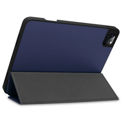 Etui Bizon Case Tab Lizard do Apple iPad Pro 11 2022/2021/2020/2018 granatowe