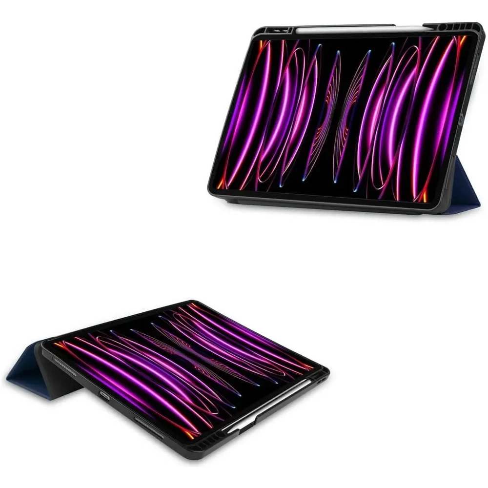 Wholesale Bizon Case Tab Lizard Apple iPad Pro 12.9 2022/2021/2020/2018 navy blue - BIZ81 - {ean13} - Hurt