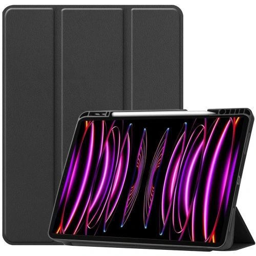 Etui Bizon Case Tab Lizard do Apple iPad Pro 12.9 2022/2021/2020/2018 czarne