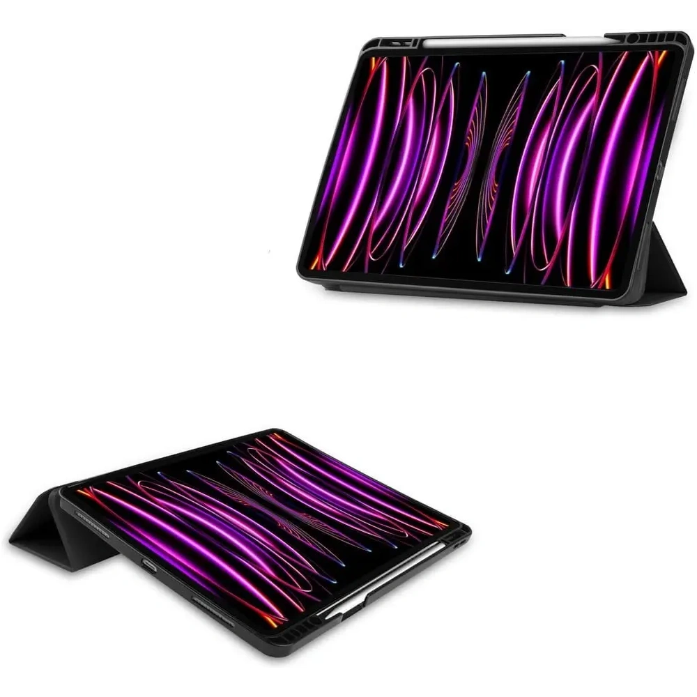Hurtownia GSM - Bizon Case Tab Lizard Apple iPad Pro 12.9 2022/2021/2020/2018 schwarz - BIZ82 - {ean13} - Hurt