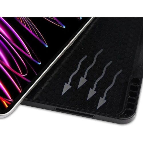 Etui Bizon Case Tab Lizard do Apple iPad Pro 12.9 2022/2021/2020/2018 czarne