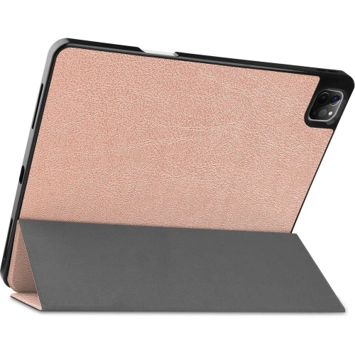 Etui Bizon Case Tab Lizard do Apple iPad Pro 12.9 2022/2021/2020/2018 różowozłote