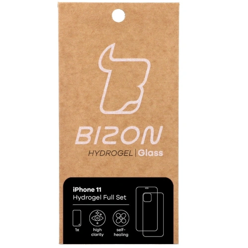 Folia hydrożelowa na tył i przód Bizon Glass Hydrogel Apple iPhone 11