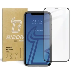 Hurtownia GSM - Bizon Glass Edge Apple iPhone 11 / XR negru - BIZ89 - {ean13} - Hurt