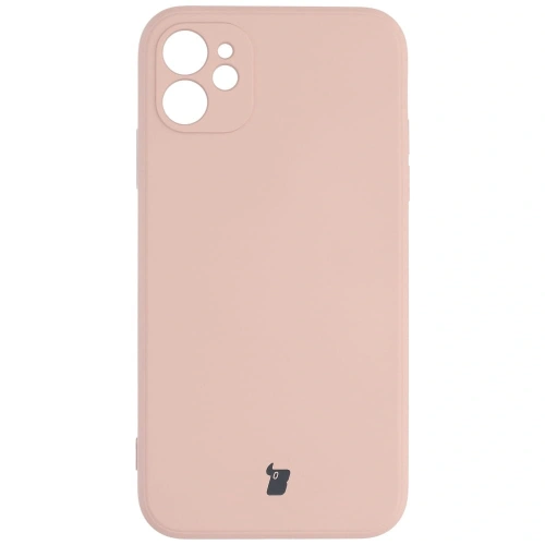 Etui Bizon Case Silicone do Apple iPhone 11 jasnoróżowe