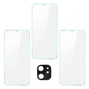 Wholesale Bizon Glass Clear tempered glass - 3 pcs. + lens glass Apple iPhone 11 - BIZ93 - {ean13} - Hurt