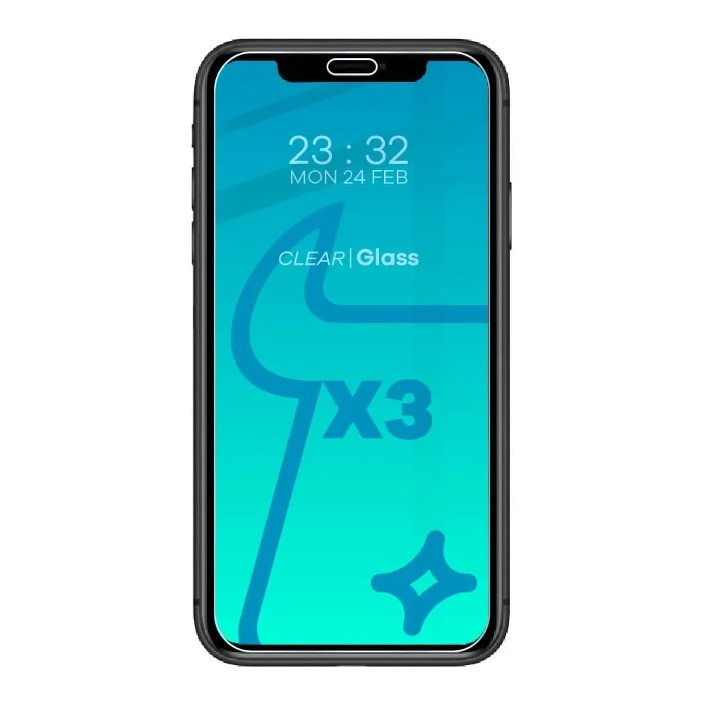 Wholesale Bizon Glass Clear tempered glass - 3 pcs. + lens glass Apple iPhone 11 - BIZ93 - {ean13} - Hurt