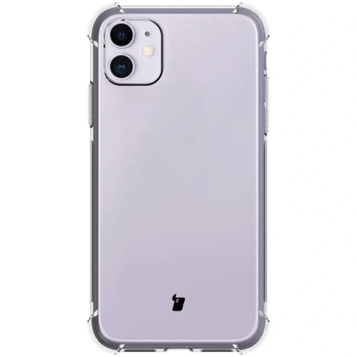 Etui + 2x szkło na ekran + obiektyw Bizon Case Clear Pack do Apple iPhone 11 przezroczyste