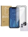 Bizon Glass Edge CF tempered glass - [2 PACK] + lens protection Apple iPhone 11 black