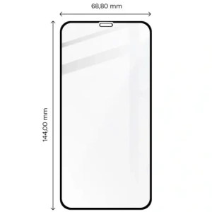 Hurtownia GSM - Tvrzené sklo Bizon Glass Edge CF - [2 PACK] + ochrana na objektiv Apple iPhone 11 černé - BIZ95 - {ean13} - Hurt