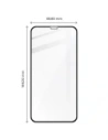 Hurtownia GSM - Bizon Glass Edge CF gehärtetes Glas - [2 PACK] + Linsenschutz Apple iPhone 11 schwarz - BIZ95 - {ean13} - Hurt