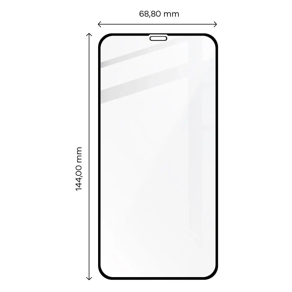 Wholesale Bizon Glass Edge CF tempered glass - [2 PACK] + lens protection Apple iPhone 11 black - BIZ95 - {ean13} - Hurt