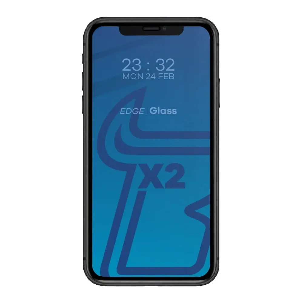 Hurtownia GSM - Szkło hartowane Bizon Glass Edge CF - [2 PACK] + ochrona na obiektyw Apple iPhone 11 czarne - BIZ95 - {ean13} - Hurt