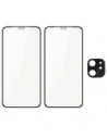 Wholesale Bizon Glass Edge CF tempered glass - [2 PACK] + lens protection Apple iPhone 11 black - BIZ95 - {ean13} - Hurt