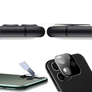 Wholesale Bizon Glass Edge CF tempered glass - [2 PACK] + lens protection Apple iPhone 11 black - BIZ95 - {ean13} - Hurt
