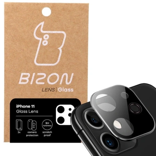 Szkło na aparat Bizon Glass Lens do Apple iPhone 11 [2 PACK]