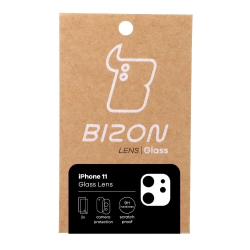 Szkło na aparat Bizon Glass Lens do Apple iPhone 11 [2 PACK]
