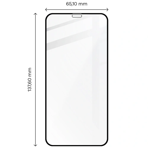 Szkło hartowane Bizon Glass Edge - [2 PACK] + ochrona na obiektyw Apple iPhone 11 Pro czarne