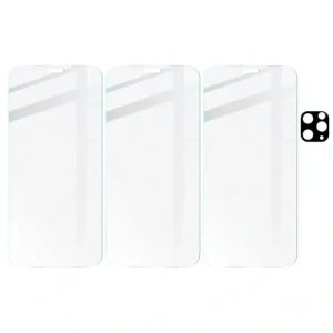 Hurtownia GSM - Bizon Glas Klar gehärtetes Glas - 3 Stück. + Linsenglas Apple iPhone 11 Pro - BIZ99 - {ean13} - Hurt