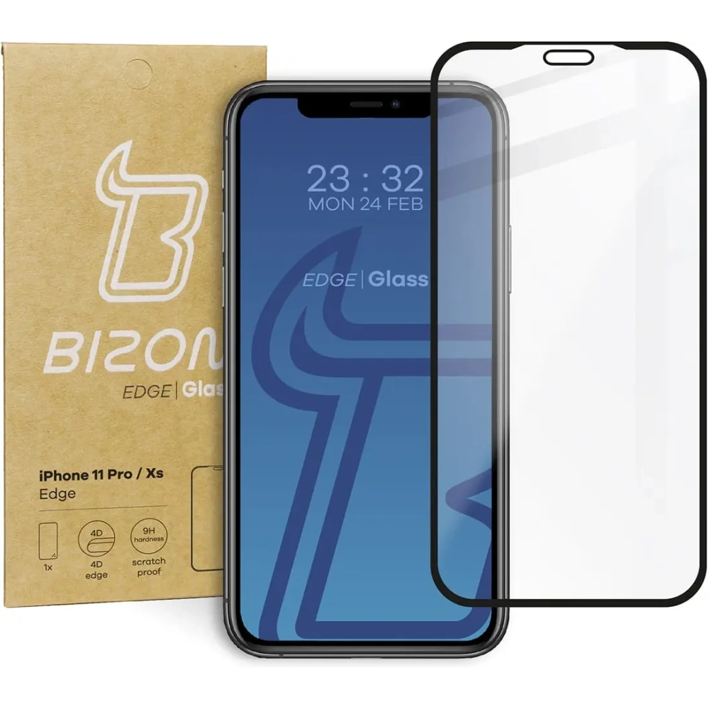 Hurtownia GSM - Sklo tvrzené Bizon Glass Edge pro Apple iPhone 11 Pro / Xs černé - BIZ102 - {ean13} - Hurt